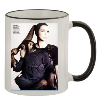 Ellen Pompeo 11oz Colored Rim & Handle Mug