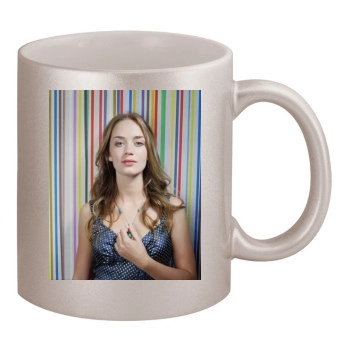 Emily Blunt 11oz Metallic Silver Mug