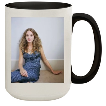 Emily Blunt 15oz Colored Inner & Handle Mug