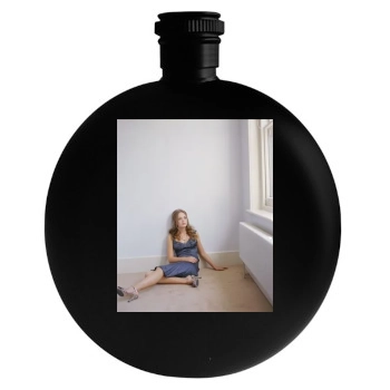 Emily Blunt Round Flask