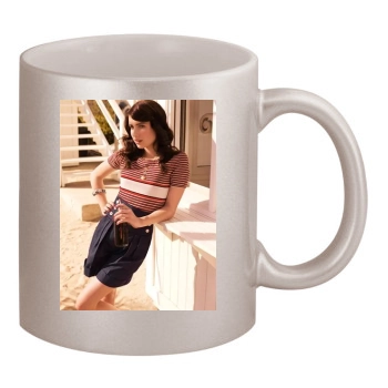 Emma Roberts 11oz Metallic Silver Mug