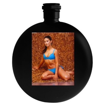 Emmanuelle Chriqui Round Flask