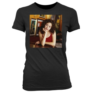 Emmy Rossum Women's Junior Cut Crewneck T-Shirt