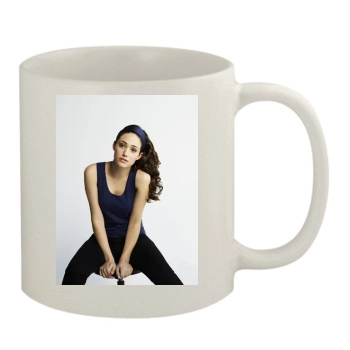 Emmy Rossum 11oz White Mug