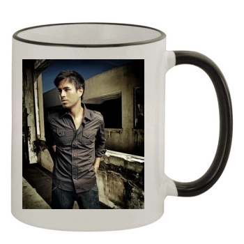 Enrique Iglesias 11oz Colored Rim & Handle Mug