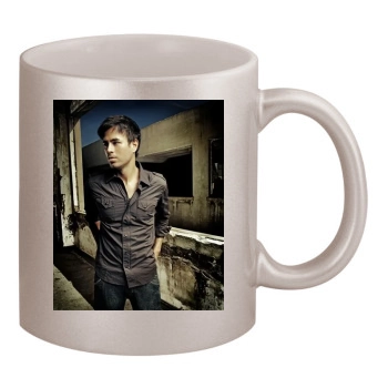 Enrique Iglesias 11oz Metallic Silver Mug