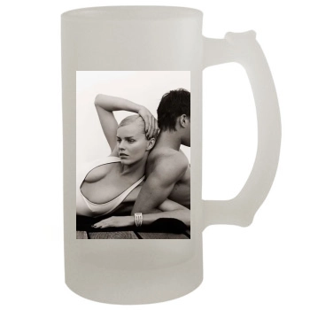 Eva Herzigova 16oz Frosted Beer Stein