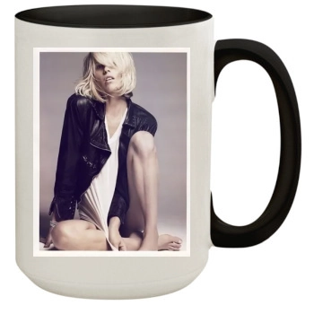 Eva Herzigova 15oz Colored Inner & Handle Mug