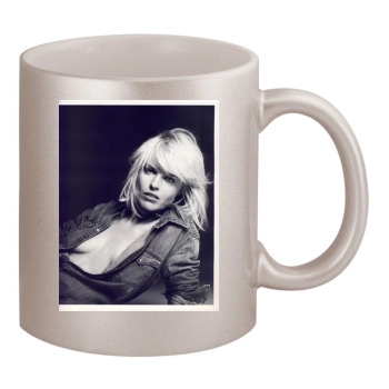 Eva Herzigova 11oz Metallic Silver Mug