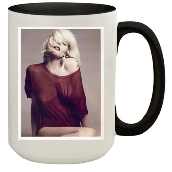 Eva Herzigova 15oz Colored Inner & Handle Mug