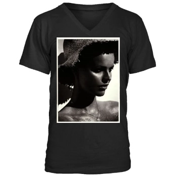 Eva Herzigova Men's V-Neck T-Shirt