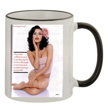 Eva Longoria 11oz Colored Rim & Handle Mug