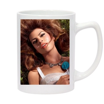 Eva Mendes 14oz White Statesman Mug