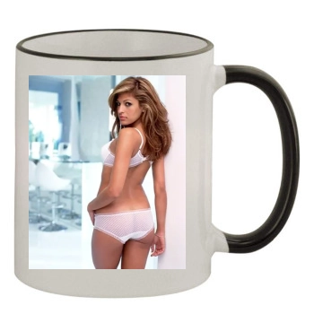 Eva Mendes 11oz Colored Rim & Handle Mug