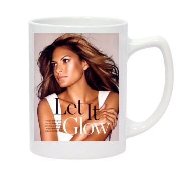 Eva Mendes 14oz White Statesman Mug