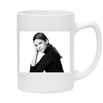 Eva Mendes 14oz White Statesman Mug