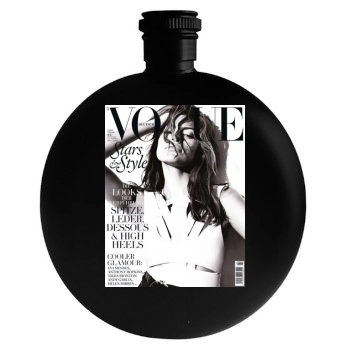 Eva Mendes Round Flask