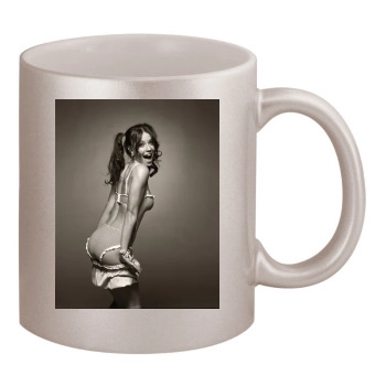 Evangeline Lilly 11oz Metallic Silver Mug