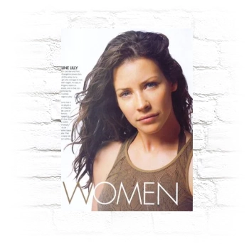 Evangeline Lilly Metal Wall Art