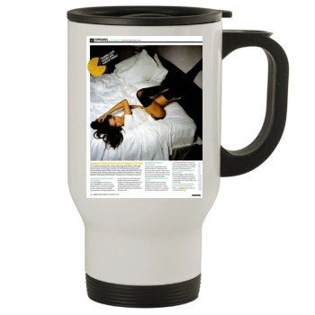 Freida Pinto Stainless Steel Travel Mug