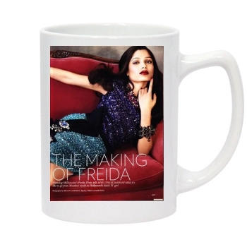 Freida Pinto 14oz White Statesman Mug