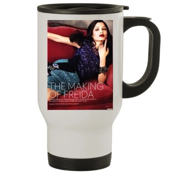 Freida Pinto Stainless Steel Travel Mug