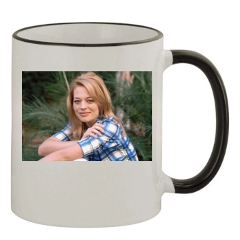 Jeri Ryan 11oz Colored Rim & Handle Mug