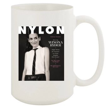 Winona Ryder 15oz White Mug