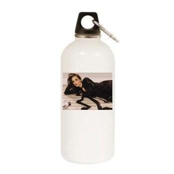 Winona Ryder White Water Bottle With Carabiner