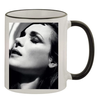 Winona Ryder 11oz Colored Rim & Handle Mug