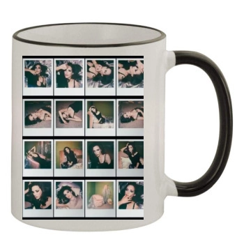 Winona Ryder 11oz Colored Rim & Handle Mug