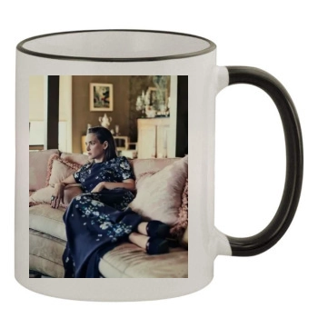 Winona Ryder 11oz Colored Rim & Handle Mug