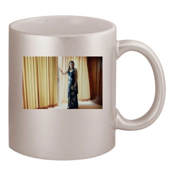 Winona Ryder 11oz Metallic Silver Mug