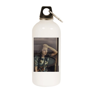 Winona Ryder White Water Bottle With Carabiner