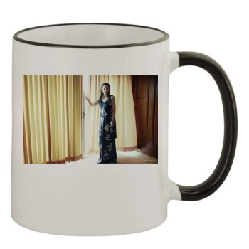 Winona Ryder 11oz Colored Rim & Handle Mug