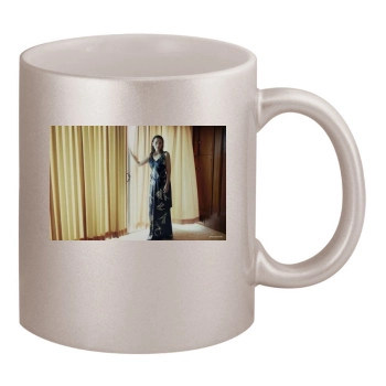 Winona Ryder 11oz Metallic Silver Mug