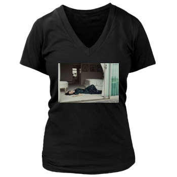 Winona Ryder Women's Deep V-Neck TShirt