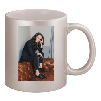 Winona Ryder 11oz Metallic Silver Mug