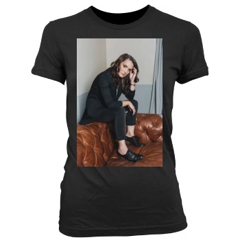 Winona Ryder Women's Junior Cut Crewneck T-Shirt