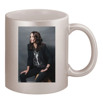 Winona Ryder 11oz Metallic Silver Mug