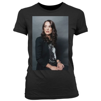 Winona Ryder Women's Junior Cut Crewneck T-Shirt