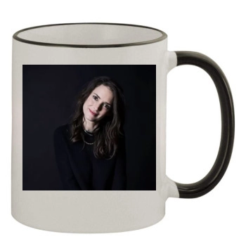 Winona Ryder 11oz Colored Rim & Handle Mug