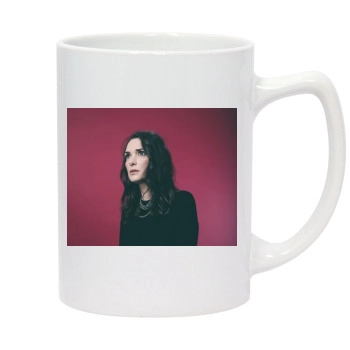 Winona Ryder 14oz White Statesman Mug