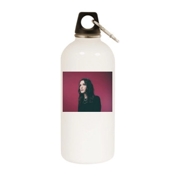 Winona Ryder White Water Bottle With Carabiner