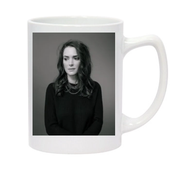 Winona Ryder 14oz White Statesman Mug