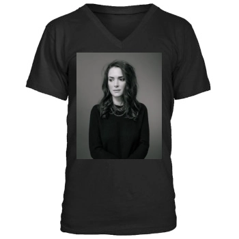 Winona Ryder Men's V-Neck T-Shirt