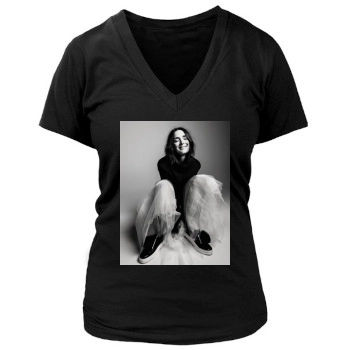 Winona Ryder Women's Deep V-Neck TShirt