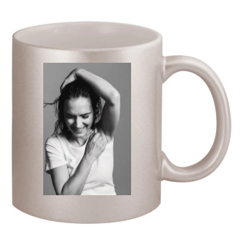 Winona Ryder 11oz Metallic Silver Mug