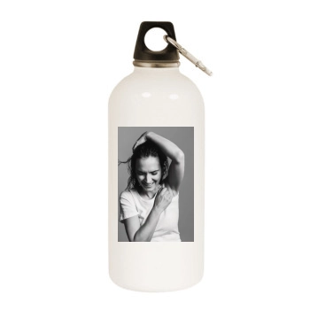 Winona Ryder White Water Bottle With Carabiner