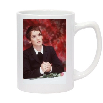 Winona Ryder 14oz White Statesman Mug